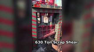 উচ্চ-ক্ষমতা সম্পন্ন নতুন হাইড্রোলিক গ্যান্ট্রি শিয়ার ৬৩০ টন কর্তন শক্তি, বৃহৎ আকারের ইস্পাত স্ক্র্যাপ রিসাইক্লিংয়ের জন্য
