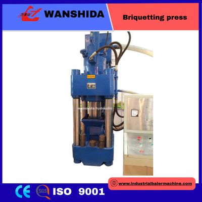 Hydraulic Scrap Metal Briquetting Press: Y83-630, 6300kN Nominal Force, Ideal For Compressing Cast Iron, Steel, And Aluminum