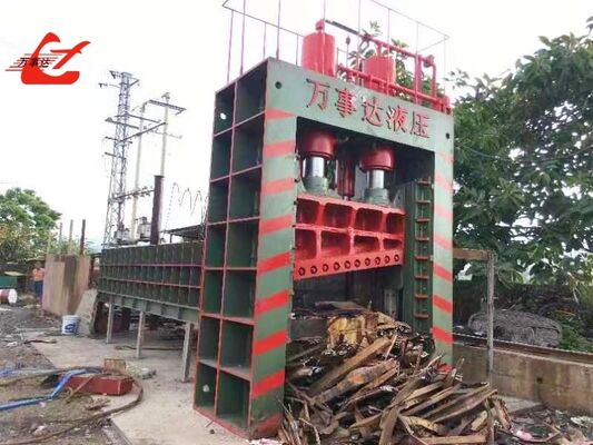 Q43L-10000 Heavy Duty Scrap Metal Gantry Shear with 1000-ton Cutting Force and 8000mm Feeding Chamber