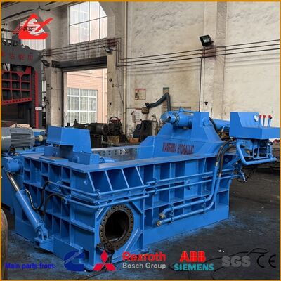 2000 kN Hydraulic Metal Baler 44KW for Rebar Scrap Recycling Applications