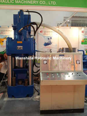 High-Density Scrap Briquetting Press For Cast Iron Chips With 6300 KN Force And Φ180×(70–100) Mm Briquette Size