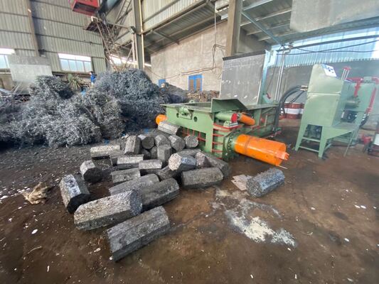 High-Density Metal Baling Press With 1800 – 2500kg/h Capacity For Scrap Steel