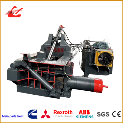 Scrap Metal Baler with 250×250 / 300×300mm Bale Section, 125-Ton Force and 18.5kW Power
