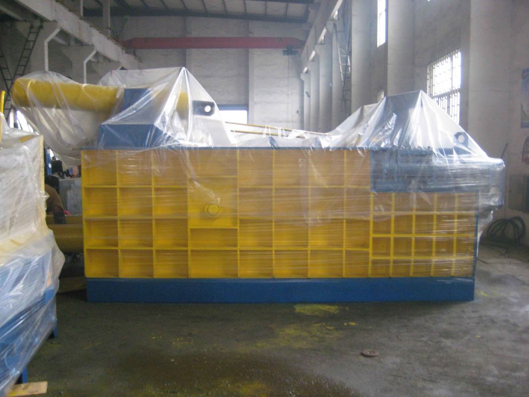 Electric Automatic 2500kN Metal Baler 5000kg/H For Export-Oriented Scrap Recycling And High-Density Bale Loading