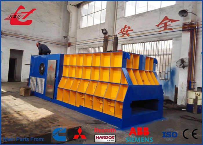 Hydraulic Scrap Metal Shear 4000kN Cutting Force Container Type Horizontal Scrap Shear