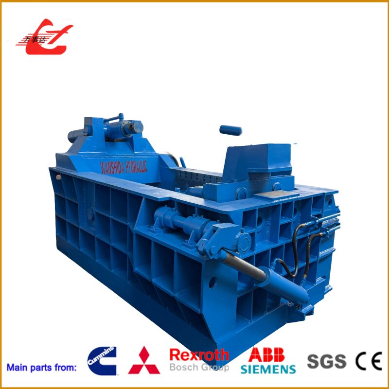 125 Ton Hydraulic Metal Baler for Scrap Recycling with 1200×700×600mm Chamber