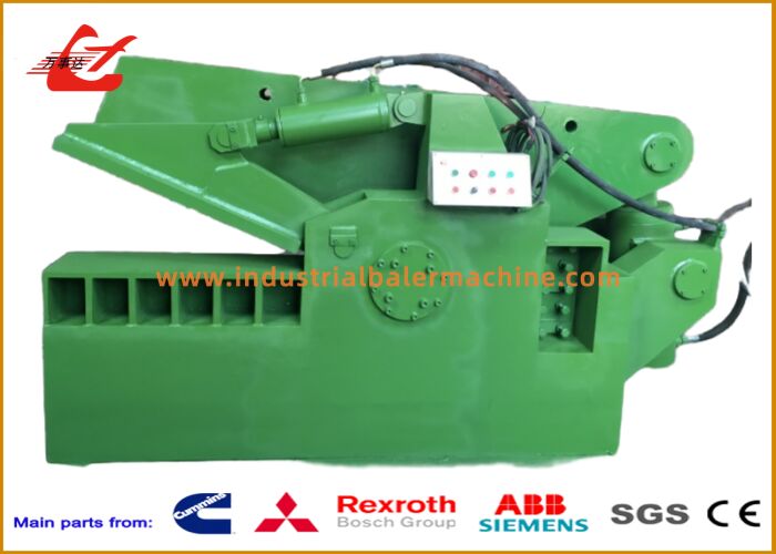1000kN Scrap Metal Alligator Shear with 800 mm Blade for Steel Bar and Light Scrap Cutting