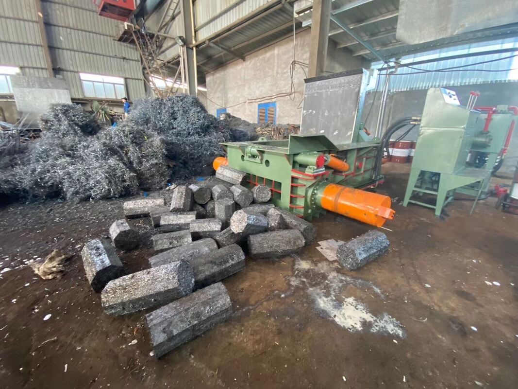 High-Density Metal Baling Press With 1800 – 2500kg/h Capacity For Scrap Steel