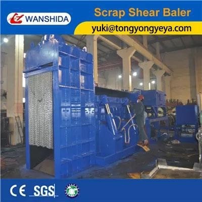 20MPa Shear Baler Motor 37kW×2sets Horizontal Metal Scrap Baler for Heavy Scrap Recycling