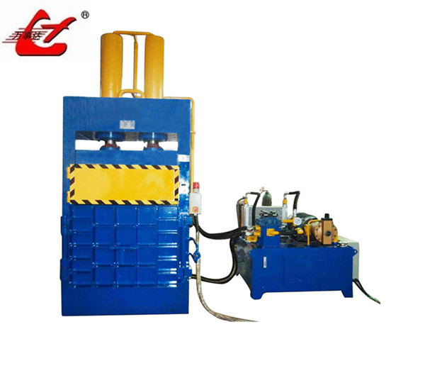 Vertical Baler With 25 tons Pressure have high Production Rate for paper and plastic