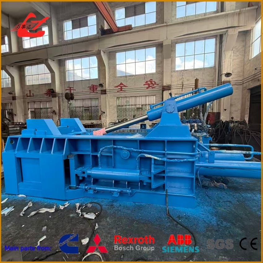 400 Ton Push-Out Metal Baler With 3000×2000×1200mm Chamber For Scrap Steel Compaction