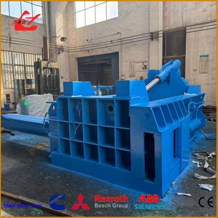 Easy Maintenance Push-Out Tire Wire Baling Press Machine With PLC Control For Better ROI In Tire Recycling Operations