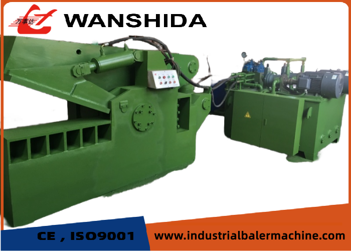 Hydraulic Alligator Shear With 1600kN Cutting Force For Scrap Metal Recycling And Steel Bar Cutting